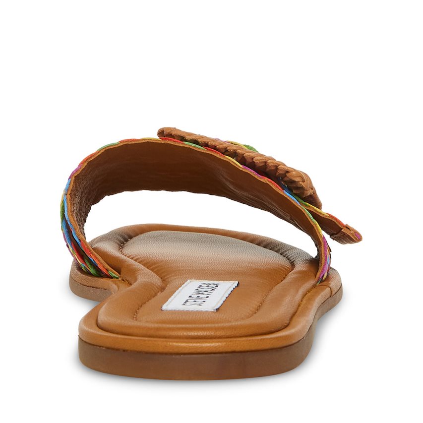 Sandalias de Diapositivas Steve Madden Della Mujer Marrones | ES GZ461E